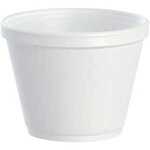 12 Oz Dart Foam Containers 12SJ20 Disposable White Cold and Hot Cups