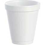 6 Oz Dart Foam Cups 6J6 Disposable White Hot and Cold Cups
