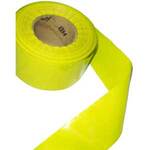 Harris Industries® BT-35 Plain Yellow Barricade Tape, 3 in x 1000 ft