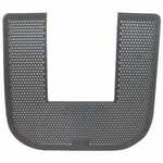 Impact 1550 Disposable Gray Urinal Toilet Floor Mat, Apple Scented