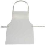 J and J Products HAM1824 White Belly Guard Boning Apron 18" x 24"