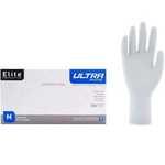 Johnson Wilshire 8715L Powder Free Disposable Nitrile Gloves, 4 mil White
