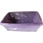 Disposable Polybag Liner for Meat Lugs, Purple