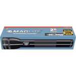 MagLite S2D015 Heavy-Duty Aluminum Flashlight w/ 2 D-Cell Batteries 10"