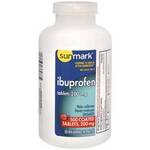McKesson 671274 Sunmark 200mg Ibuprofen Tablets Bottle of 500