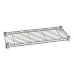 Super Erecta Shelf®, Wire Shelving, Stainless Steel, 600 lbs, 48 in, 18 in, Plastic Split Sleeves, Microban Antimicrobial