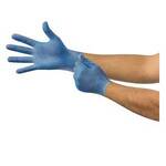 Ansell V29 Microflex Thin Blue Vinyl Gloves