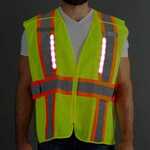 Nite Beam RVMZ Hi Vis LED Expandable Mesh Break-Away Vest, Class 2