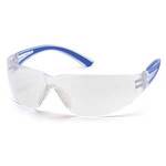 Pyramex SN3610S Cortez Safety Glasses, Clear Lens, Blue Temples