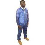 Safety Zone M1200B Blue Polylite Coverall, Zip Front