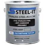 STEEL-IT 1002G Polyurethane Coating, Steel Gray, 4 Gallons/Case