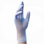 Tronex® 8448 Blue Vinyl Powdered Disposable Gloves, 5-Mil