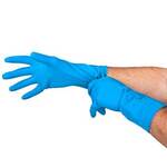 Ansell 87-155 VersaTouch® Sky Blue Natural Rubber Latex Gloves