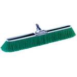 Bruske 2162B Broom with Green Synthetic Bristles, 17 inch