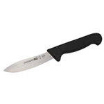 Stainless Steel Skinner Knife, Stainless Steel w/ Green Handle, 5"